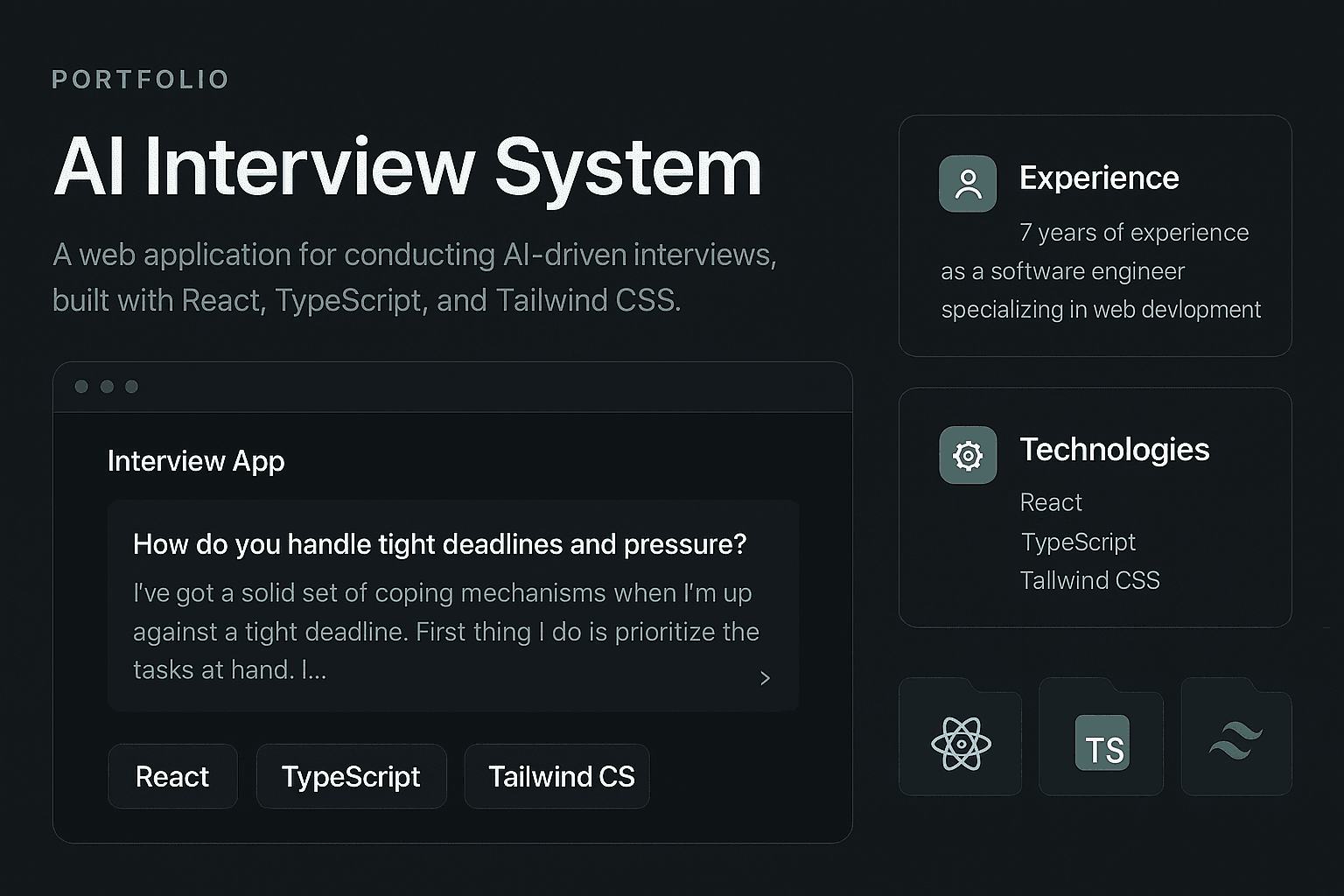AI面接ツール(開発中)